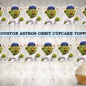 Houston Astros Orbit Cupcake Toppers
