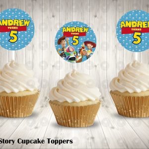 Toy Story Round Cupcake Toppers