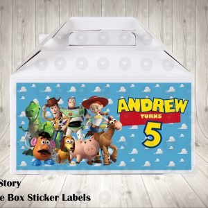 Toy Story Labels for Gable Boxes