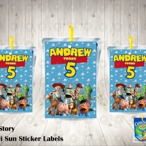 Toy Story Capri Sun Labels