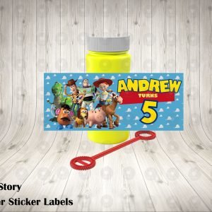 Toy Story Bubble Labels