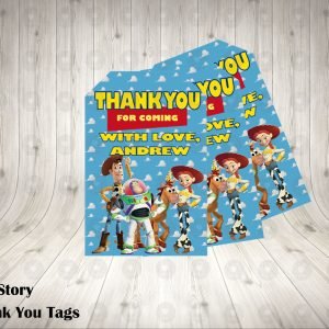 Toy Story Thank You Tags