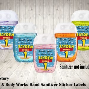 Toy Story Bath & Body Works Hand Sanitizer Sticker Labels