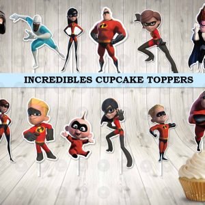 Incredibles Cupcake Toppers