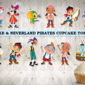 Jake and the Neverland Pirates Cupcake Toppers