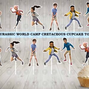 Jurassic World Camp Cretaceous Cupcake Toppers