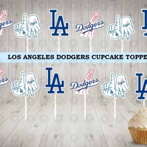 LA Dodgers Cupcake Toppers