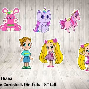 Love Diana Large Die Cuts