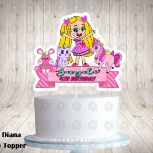 Love Diana Cake Topper