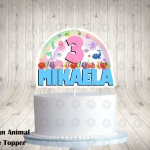 Ocean Animals Cake Topper