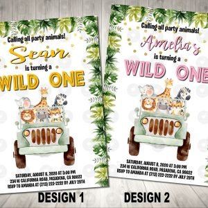 Wild One Invitation Birthday Party