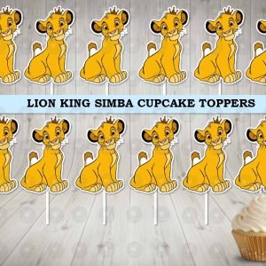 Lion King Simba Adorable Cupcake Toppers