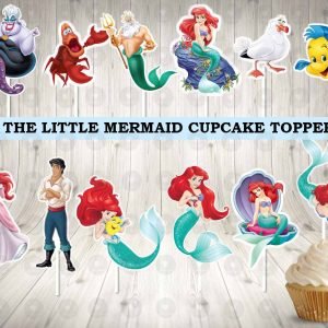 Little Mermaid Playful Cupcake Toppers