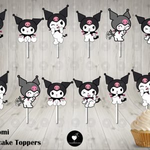 Kuromi Hello Kitty Fun Cupcake Toppers