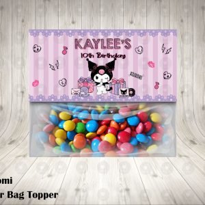 Kuromi Hello Kitty Fun Favor Bag Toppers