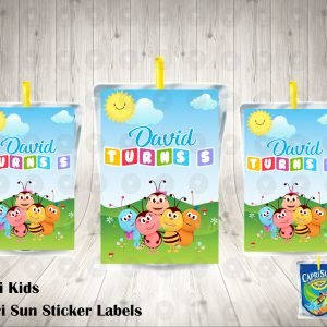Bichi Kids Capri Sun Labels