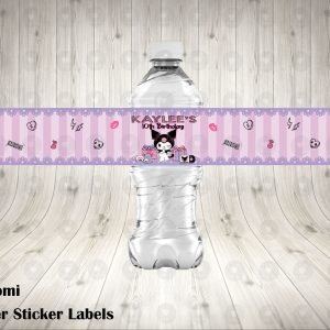 Kuromi Hello Kitty Fun Water Labels