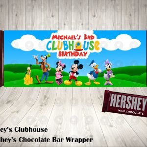Mickey Mouse Clubhouse Fun Colorful Hershey Wrapper