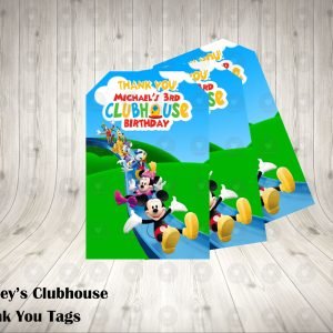 Mickey Mouse Clubhouse Fun Colorful Thank You Tags