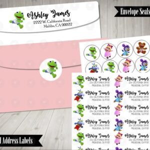 Muppet Babies Address Labels Mailing Labels