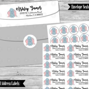 Dumbo Original Colorful Address Labels Mailing Labels