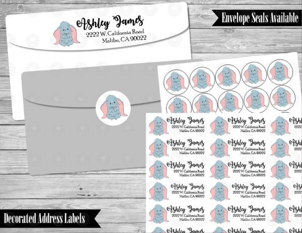 Dumbo Original Colorful Address Labels Mailing Labels - Custom Party ...