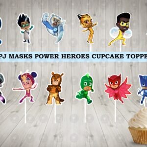 PJ Masks with Power Heroes Cupcake Toppers