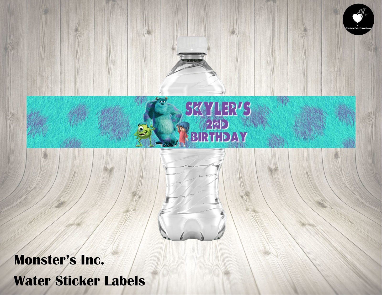 Monsters Inc Water Labels 1 Monsters Inc Water Labels