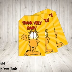 Garfield the Cat Thank You Tags