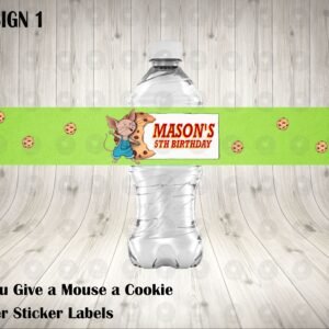 If You Give a Mouse a Cookie Water Labels