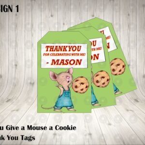 If You Give a Mouse a Cookie Thank You Tags