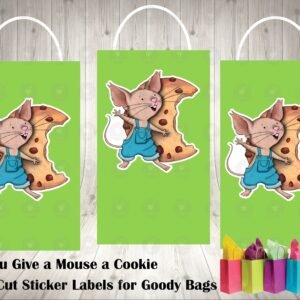 If You Give a Mouse a Cookie Die Cut Goody Bag Labels