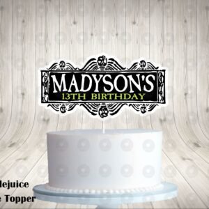 Beetlejuice Scary Cake Topper