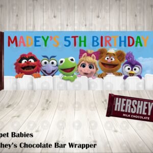 Muppet Babies Fun Colorful Hersheys Wrapper
