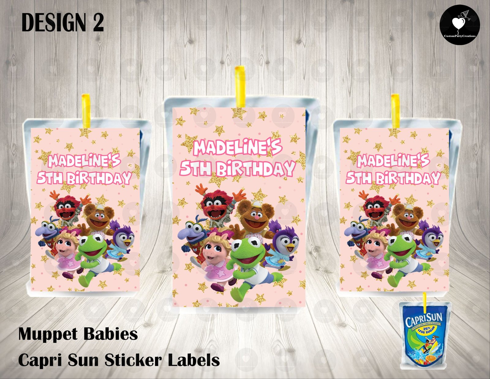 Muppet Babies Capri Sun Labels 2 Muppet Babies Capri Sun Labels