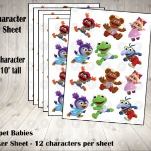 Muppet Babies Sticker Labels