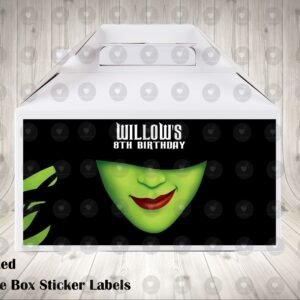 Wicked Themed Labels for Gable Boxes