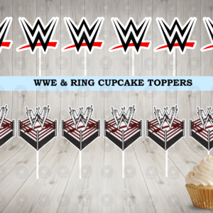 WWE and Ring Cupcake Toppers