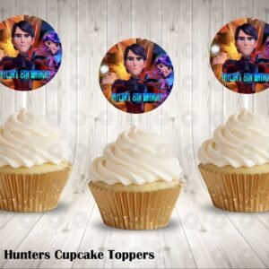 Troll Hunters Round Cupcake Toppers