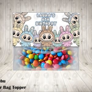 Labubu Favor Bag Toppers