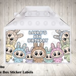 Labubu Labels for Gable Boxes