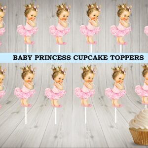 Baby Princess Cupcake Toppers