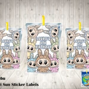 Labubu Capri Sun Labels