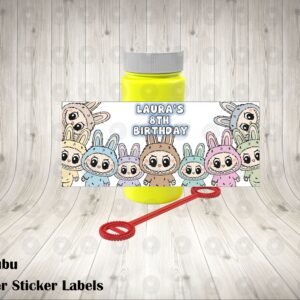Labubu Bubble Labels