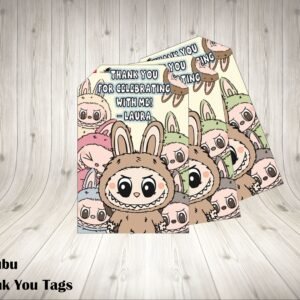 Labubu Thank You Tags