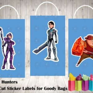 Troll Hunters Die Cut Goody Bag Labels