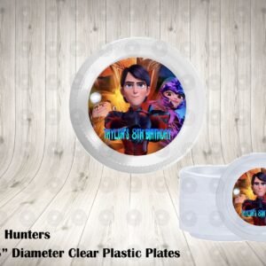 Troll Hunters Clear Plastic Plates