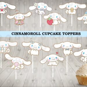 Cinnamoroll Cupcake Toppers