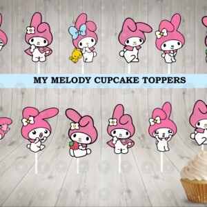 My Melody Cupcake Toppers